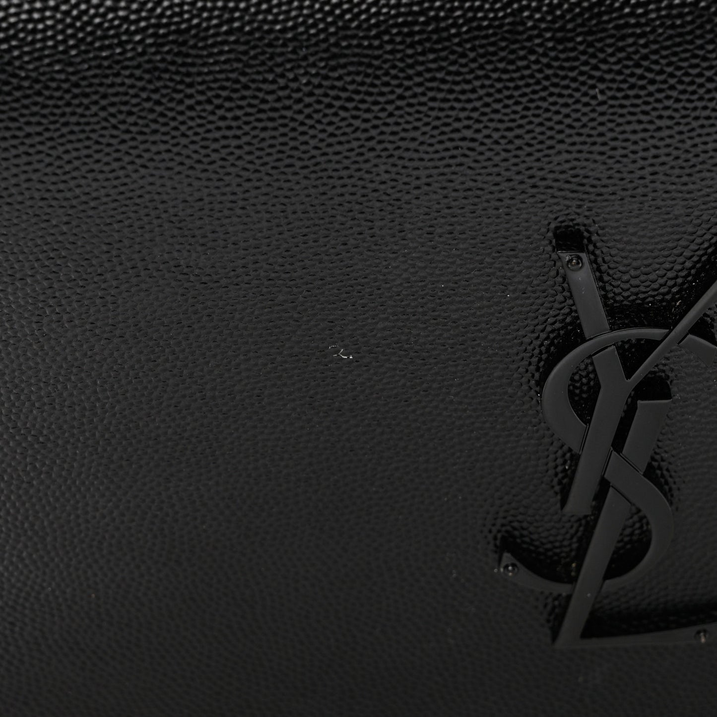 Grain De Poudre Classic Monogram Kate Clutch Black