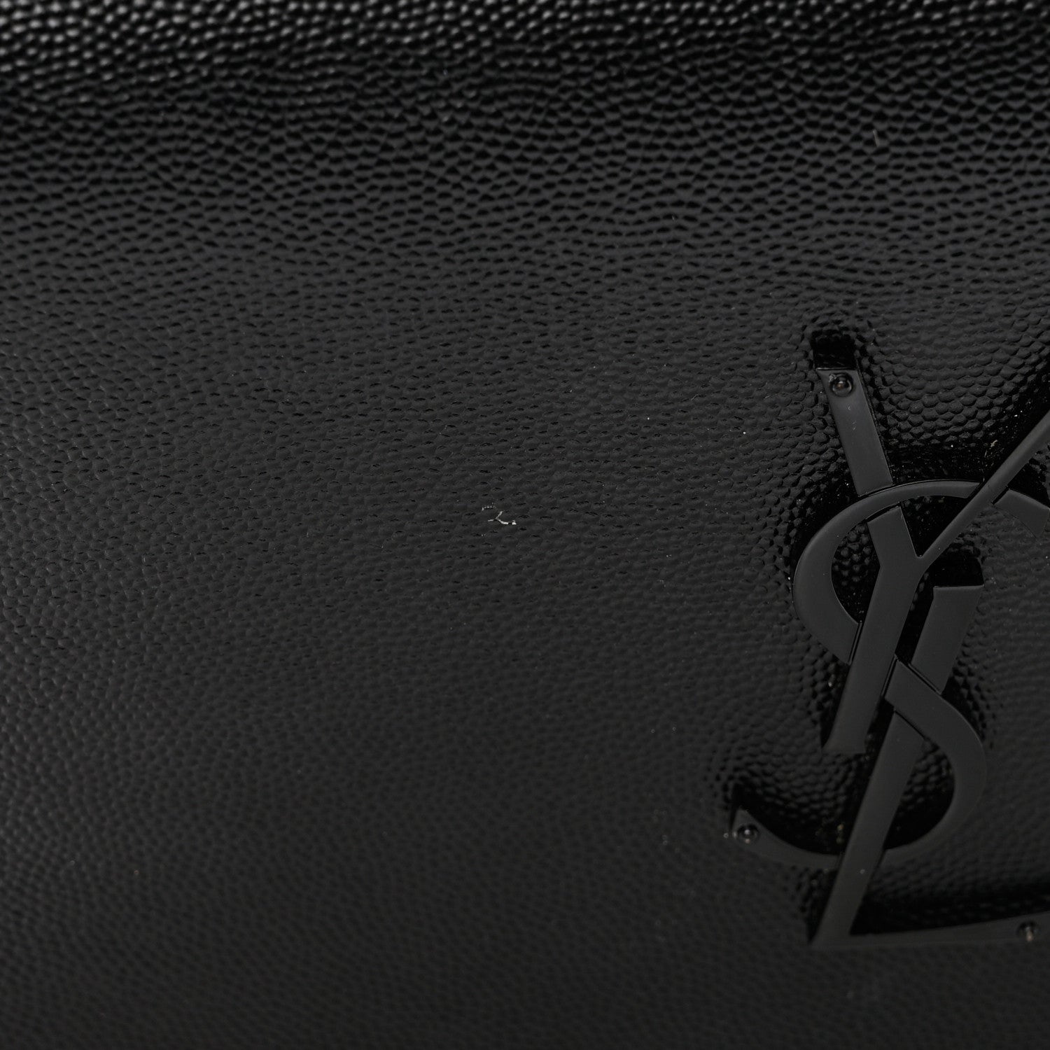 Saint Laurent Grain De Poudre Classic Monogram Kate Clutch Black 9 of 11