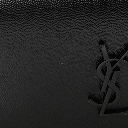 Saint Laurent Grain De Poudre Classic Monogram Kate Clutch Black 9 of 11