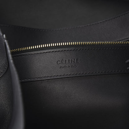 Celine Lambskin Horizontal Cabas Black 5 of 18