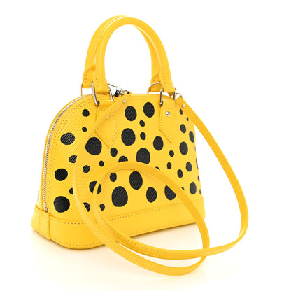 Louis Vuitton LV X YK Epi Alma BB Yellow Black 3 of 10