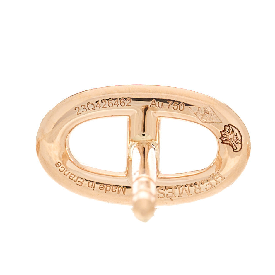 Hermes 18K Rose Gold TPM Farandole Stud Earrings 4 of 5