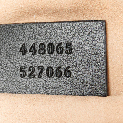 Gucci Calfskin Matelasse Mini GG Marmont Chain Shoulder Bag Black 7 of 11