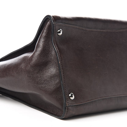 Prada Glace Calfskin Twin Pocket Tote Moro 10 of 13