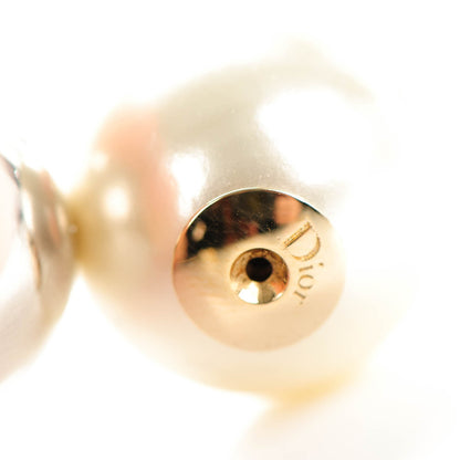 Christian Dior Pearl Mise En Dior Tri Double Tribal Earrings 5 of 6
