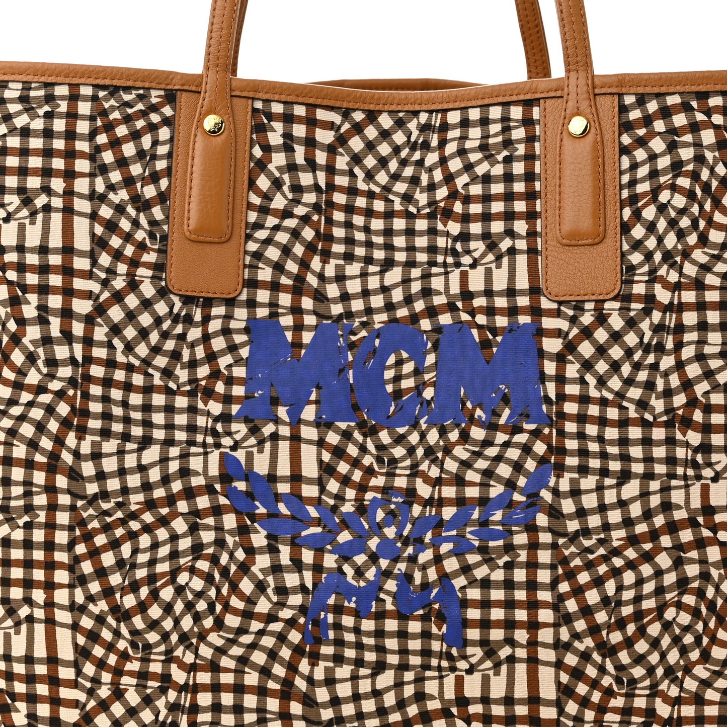 Visetos Large Liz Reversible Shopper Tote Cognac