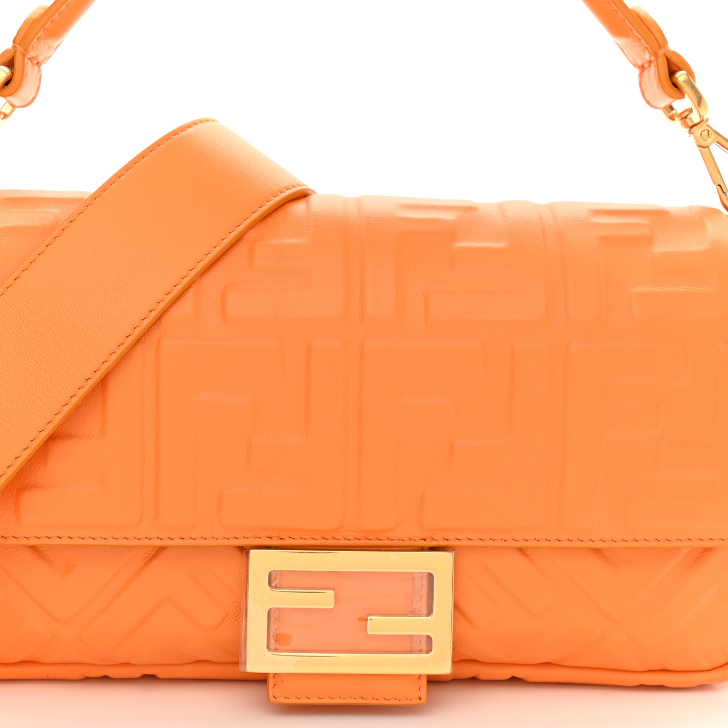Calfskin Classic Y Clutch White