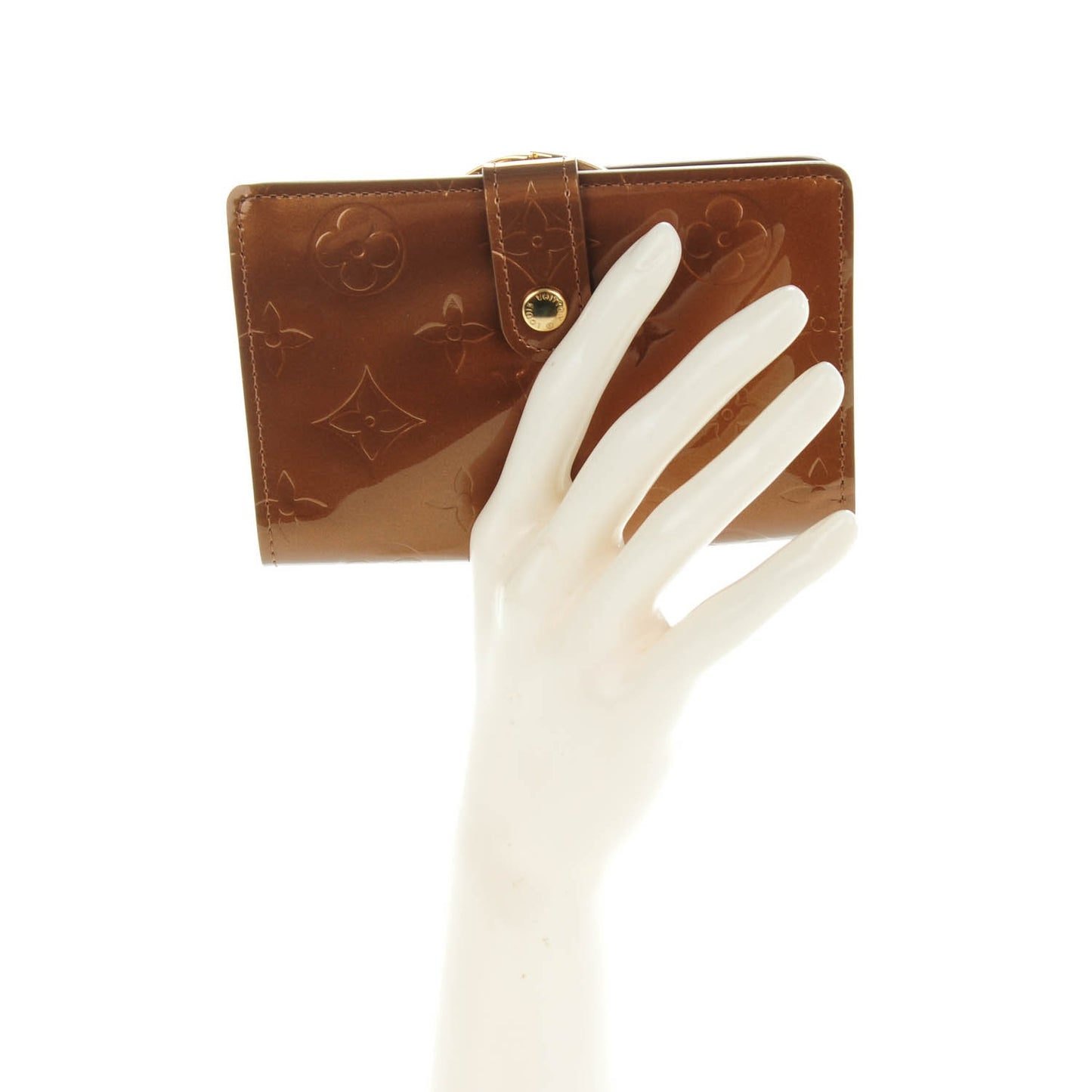 Vernis French Purse Wallet Bronze