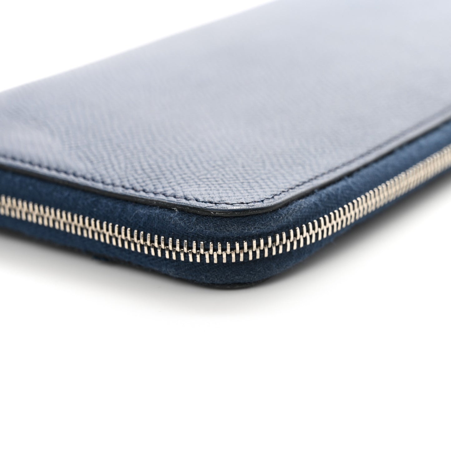 Epsom Silk'In Wallet Bleu Saphir