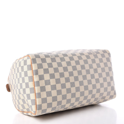 Louis Vuitton Damier Azur Speedy 30 4 of 11