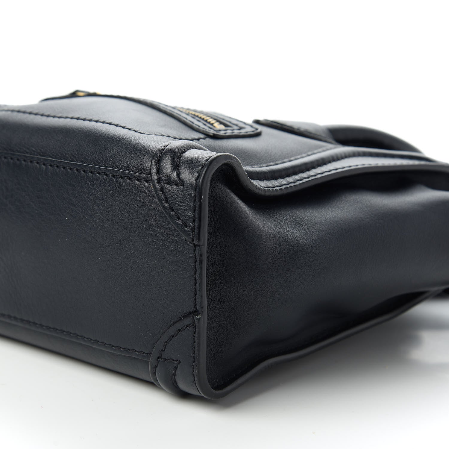 Celine Smooth Calfskin Nano Luggage Black 7 of 10