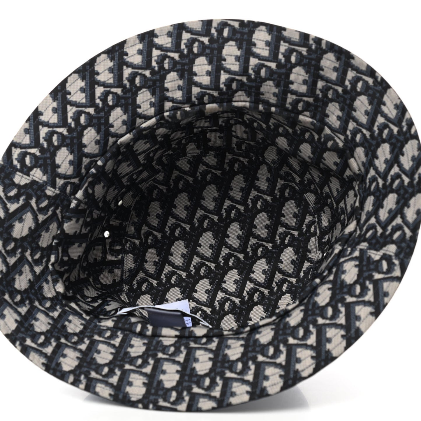 Oblique Reversible Teddy-D Brim Bucket Hat 57 Blue