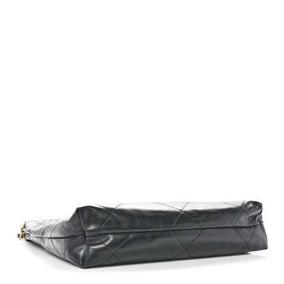 Chanel Shiny Calfskin Quilted Small Chanel 22 Black 5 of 11