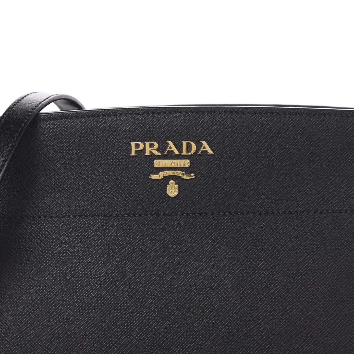 Saffiano Esplanade Crossbody Bag Black