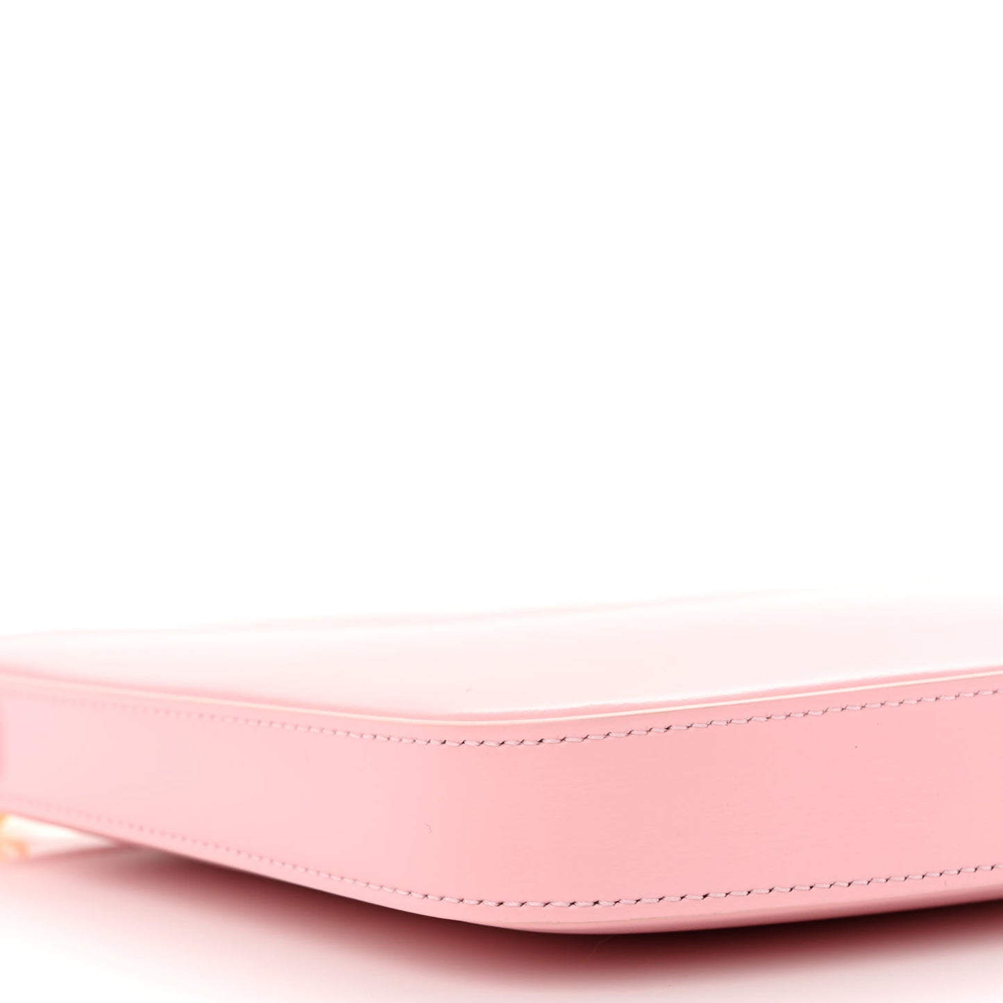 Shiny Calfskin Medium Croque Bag Pink