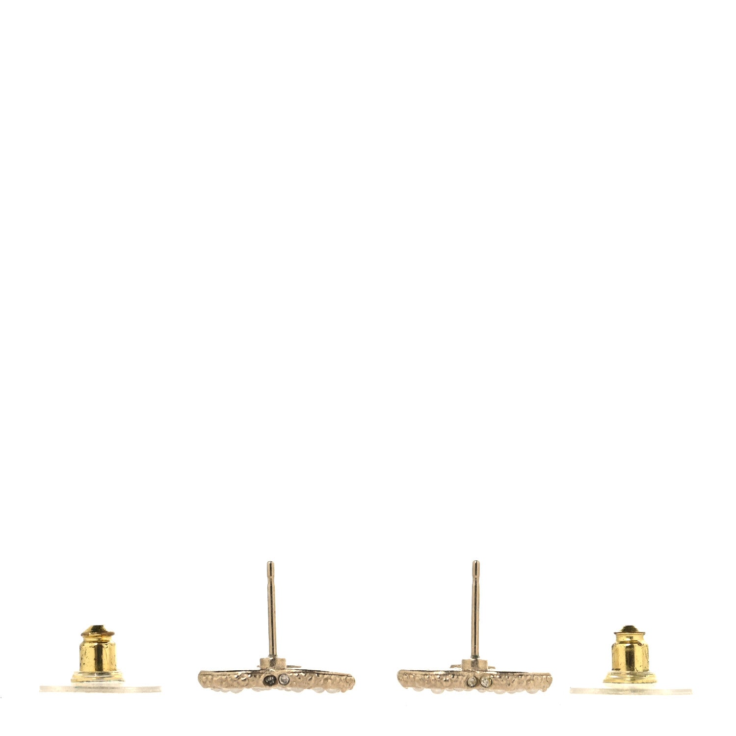 Chanel Pearl CC Earrings Gold 3 of 6