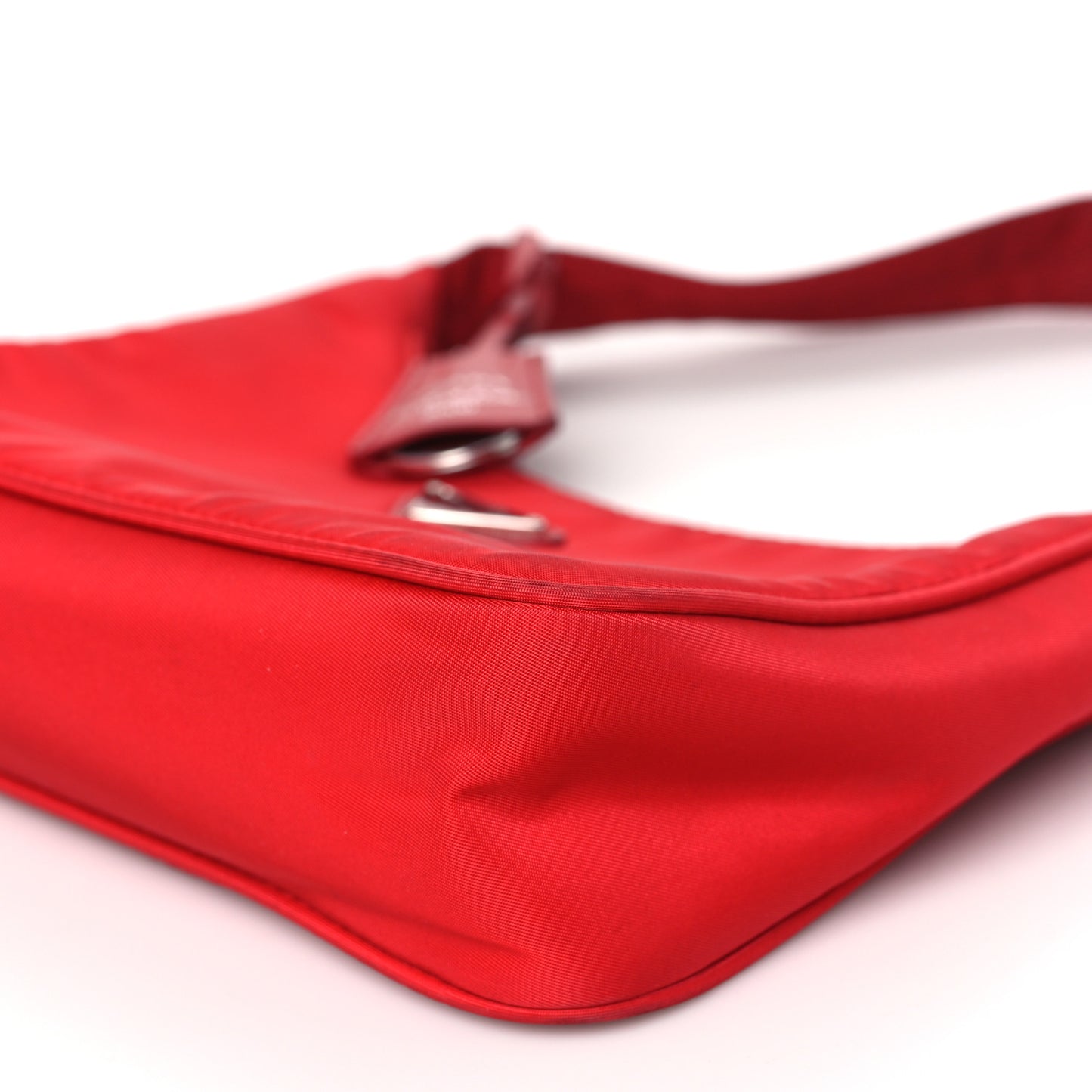 Tessuto Nylon Mini Re-Edition 2000 Bag Rosso