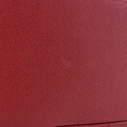 Chanel Caviar Quilted Grand Shopping Tote GST Red 12 of 16