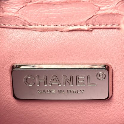 Chanel Python Small Gabrielle Backpack Light Pink 6 of 9