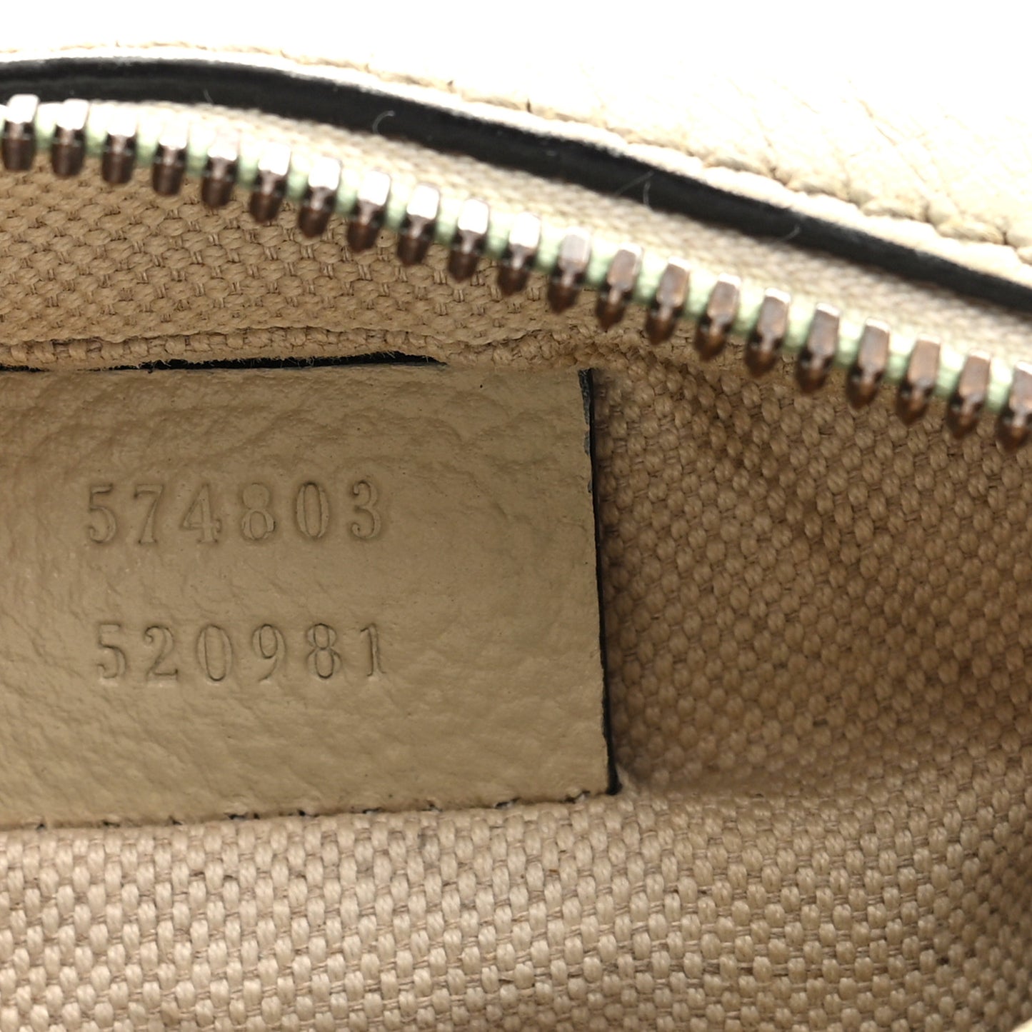 Grained Calfskin Mini Logo Messenger Bag White