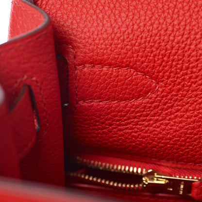 Hermes Togo Kelly Retourne 28 Rouge De Coeur 26 of 41