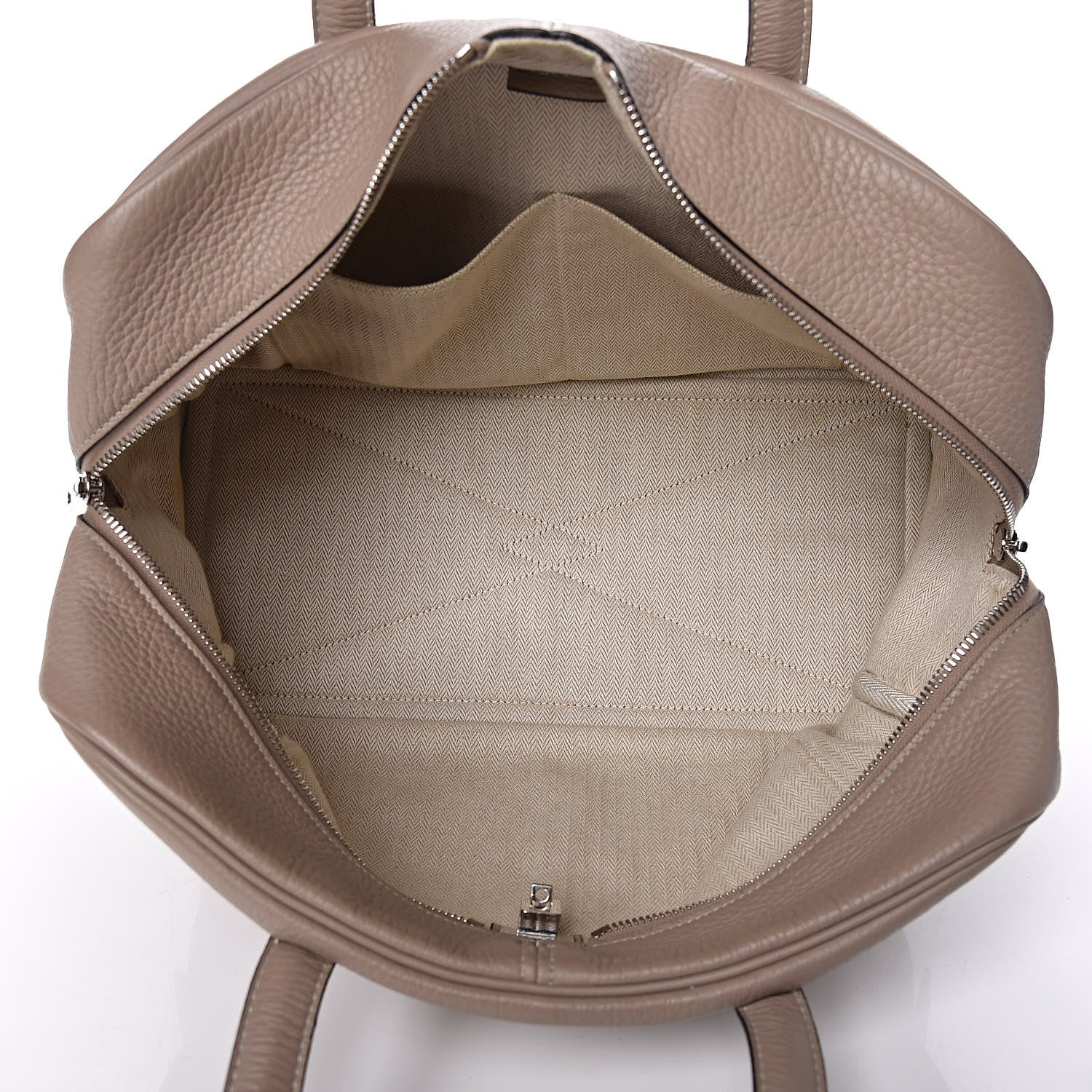Hermes Taurillon Clemence Victoria II 35 Gris Tourterelle 6 of 13