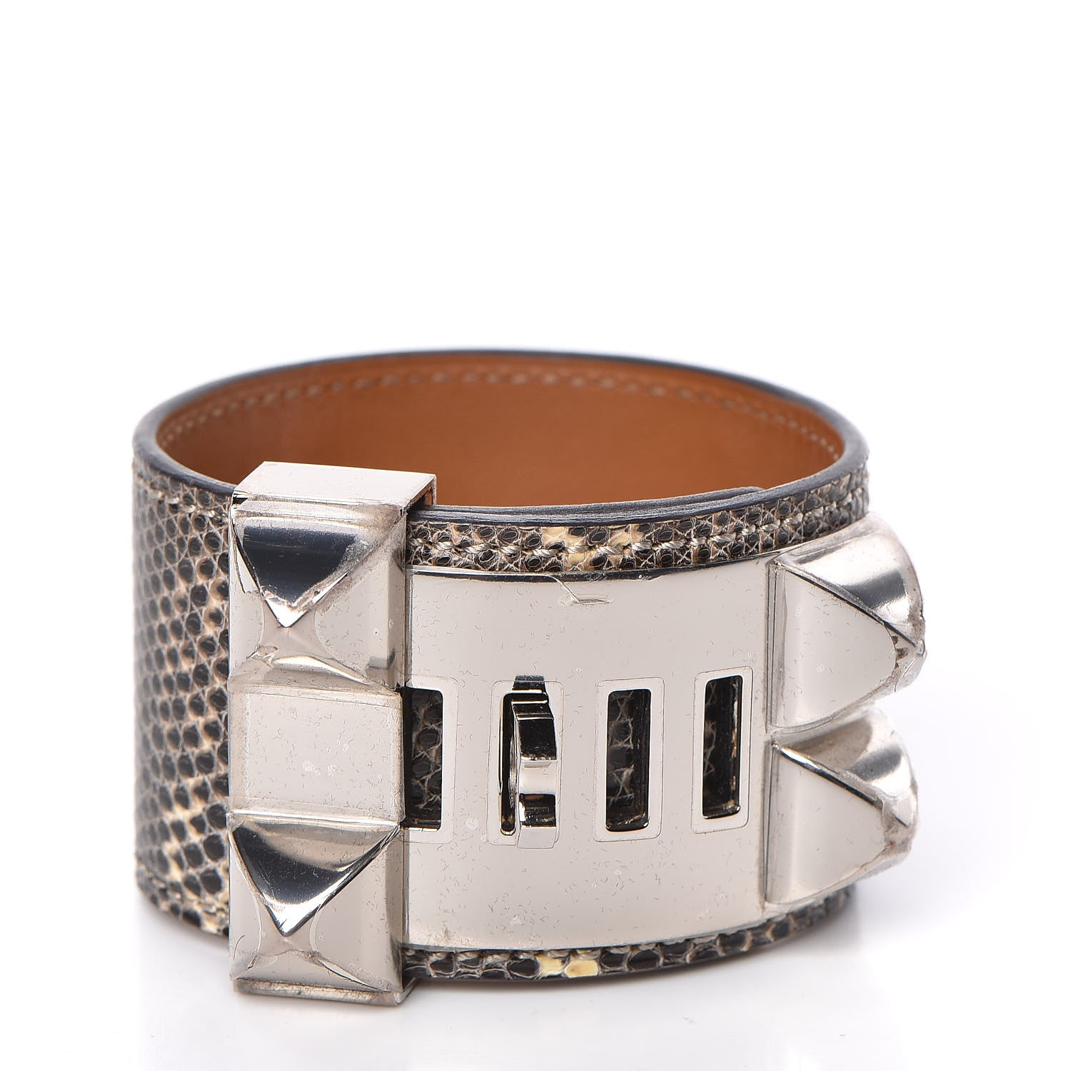Hermes Lizard Collier De Chien CDC Bracelet S Ombre 3 of 6