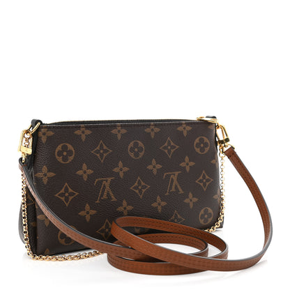 Louis Vuitton Monogram Pallas Clutch Black 3 of 12