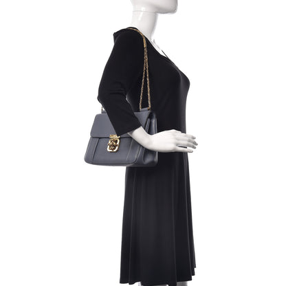 Chloe Goatskin Medium Elsie Shoulder Bag Street Blue 3 of 9