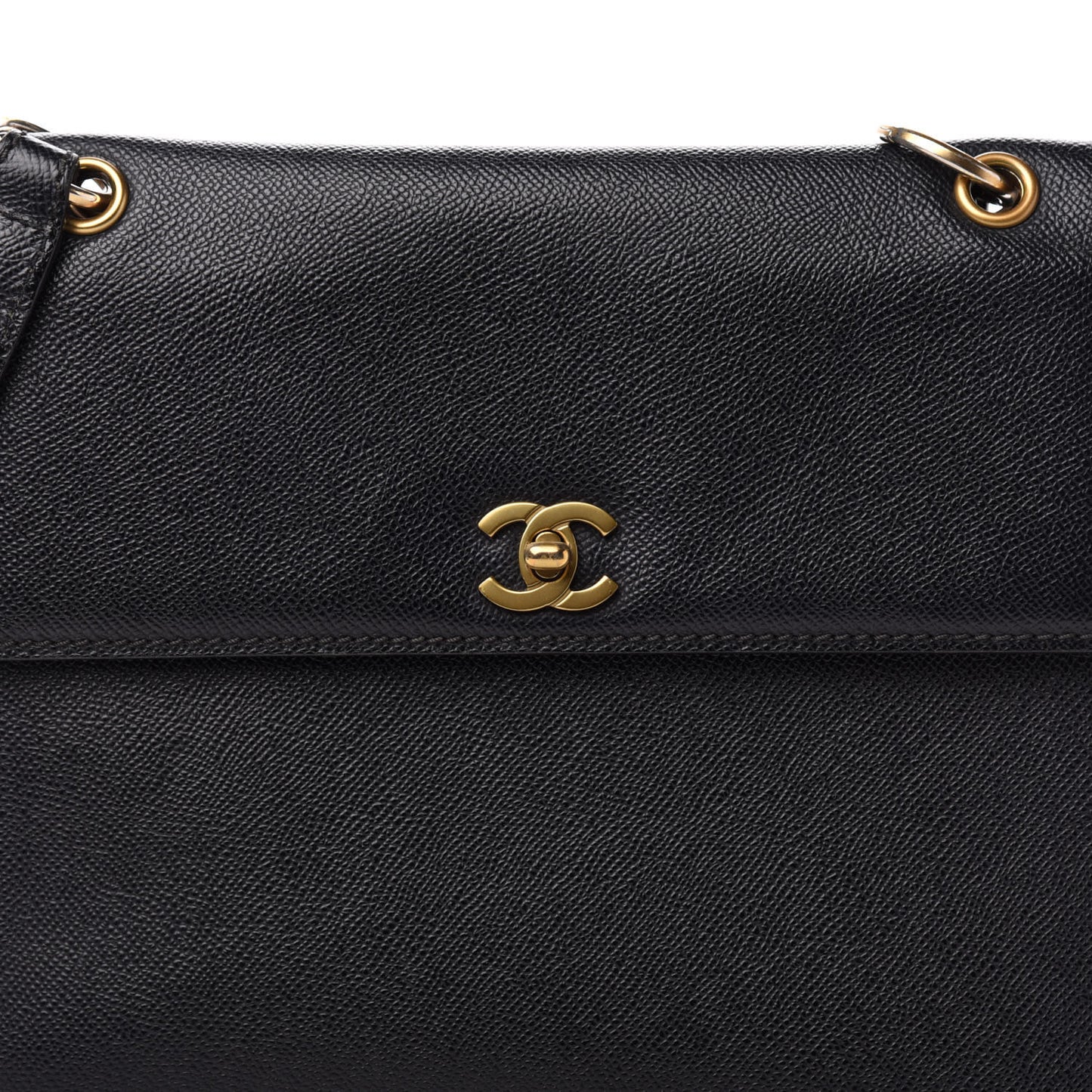 Caviar Kelly Flap Black