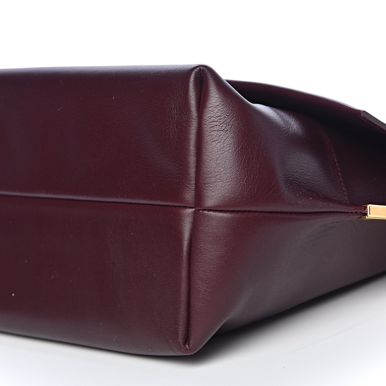 Celine Smooth Calfskin Flap Clasp Bag Burgundy 9 of 12