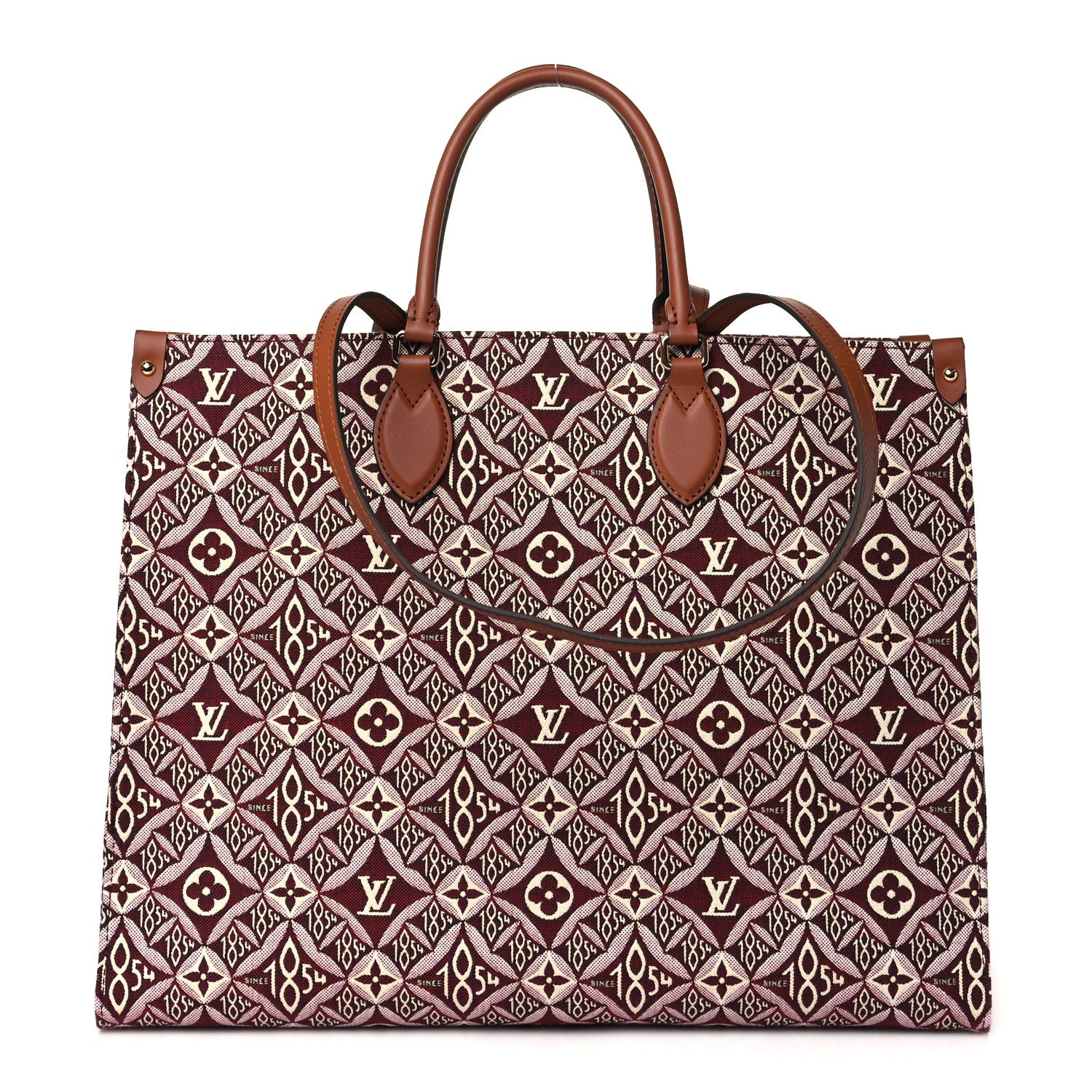 Louis Vuitton Jacquard Since 1854 Onthego GM Bourdeaux 1 of 9