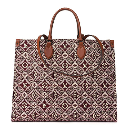 Louis Vuitton Jacquard Since 1854 Onthego GM Bourdeaux 1 of 9