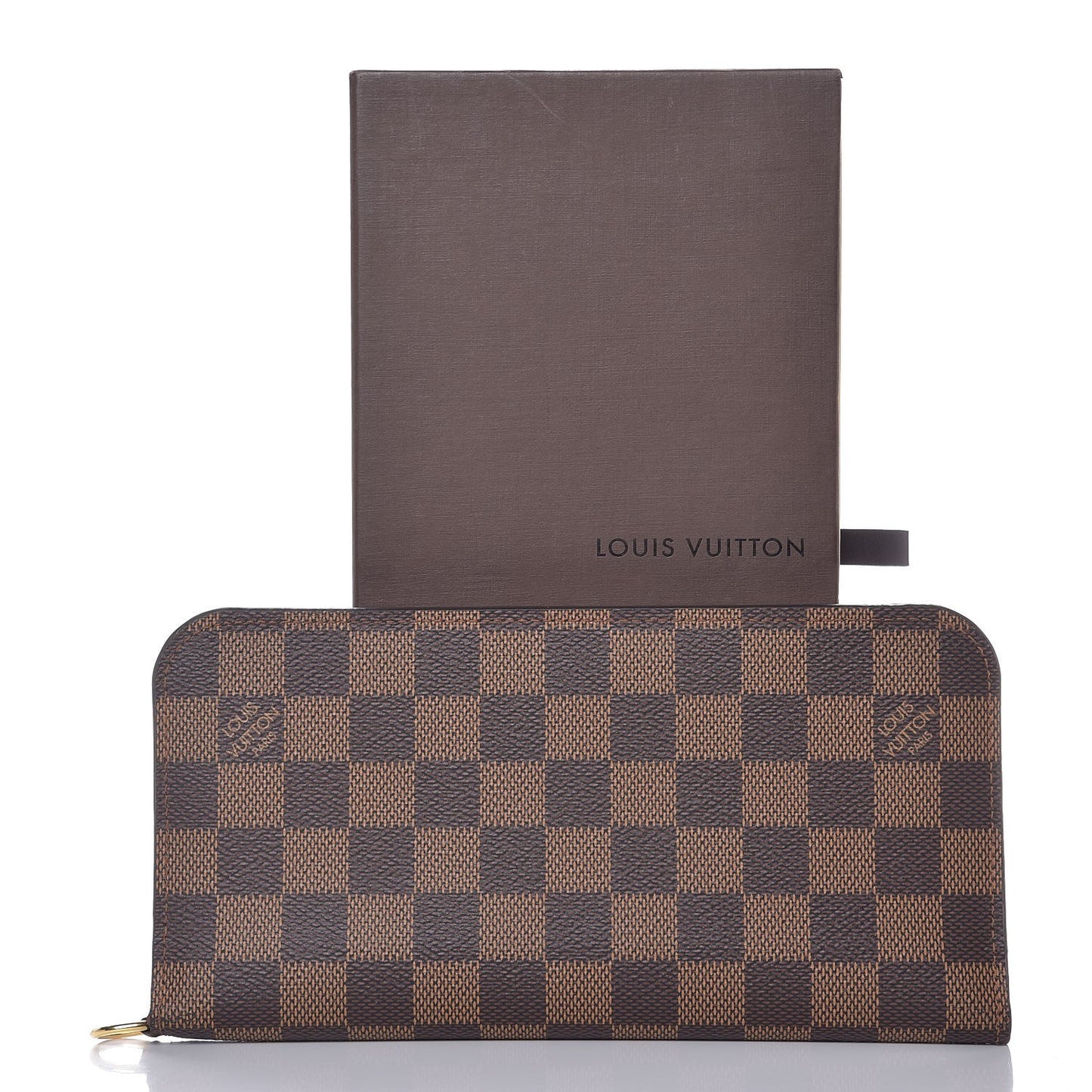 Damier Ebene Insolite Wallet Rouge