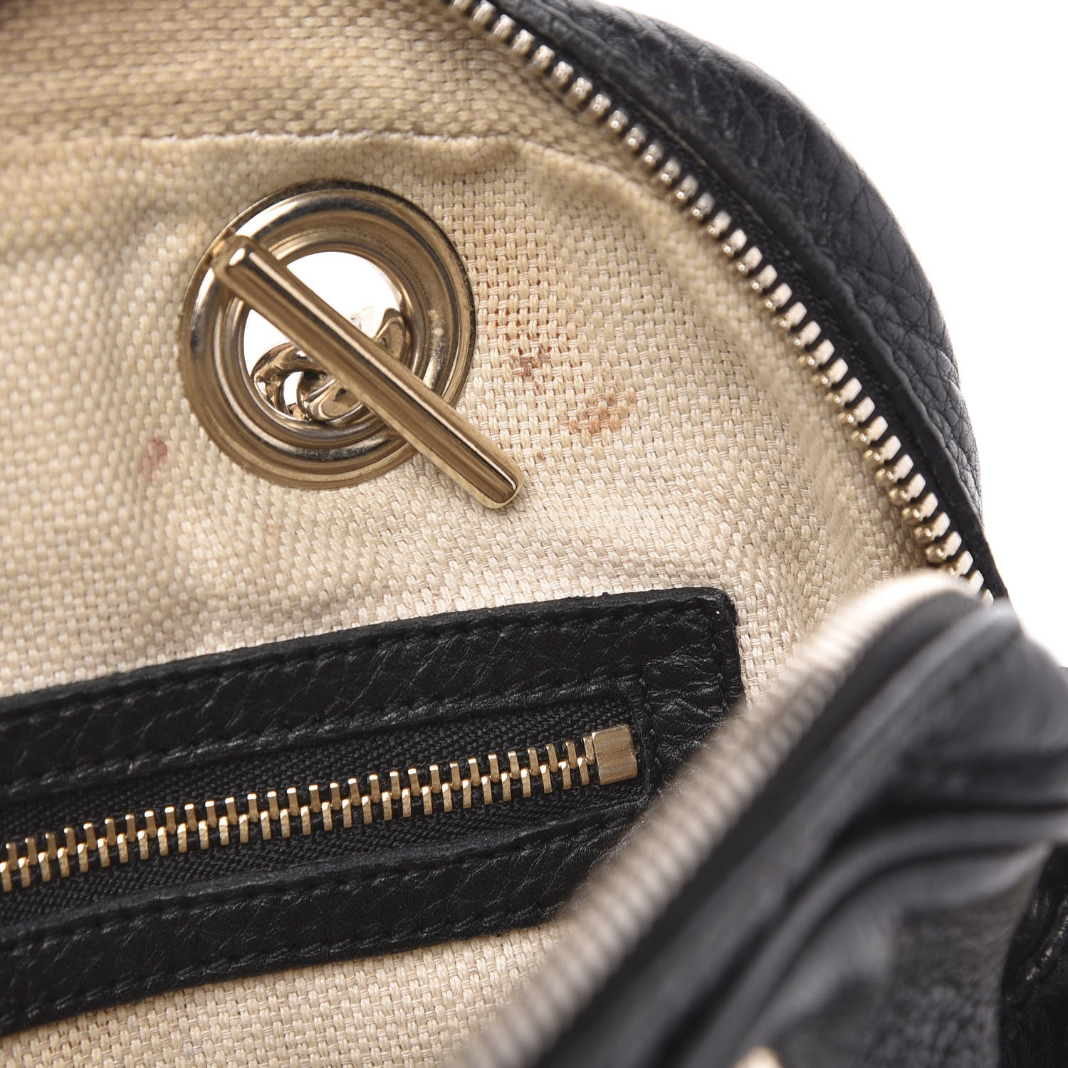 Gucci Pebbled Calfskin Small Soho Bowler Black 12 of 13