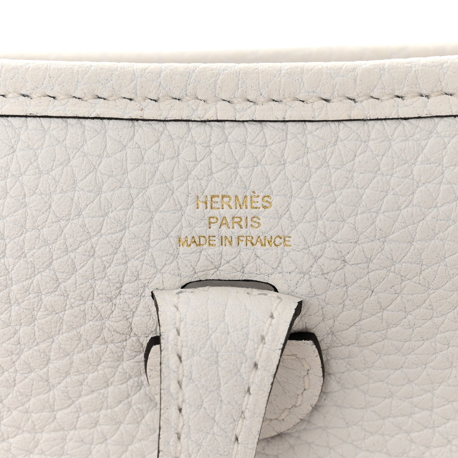 Hermes Taurillon Clemence Amazone Evelyne TPM New White 6 of 11