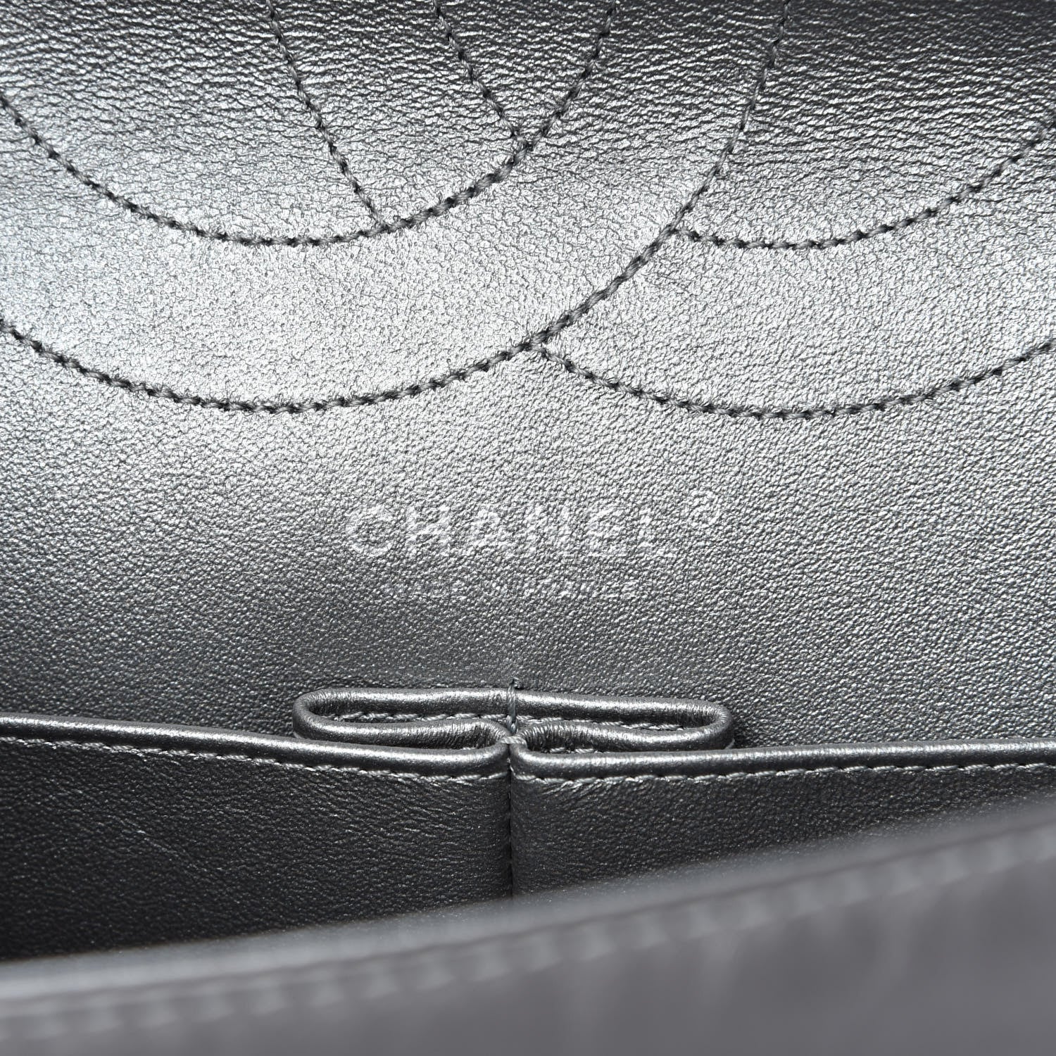 Chanel Metallic Aged Calfskin Quilted 2.55 Reissue 227 Flap Grey 8 of 10