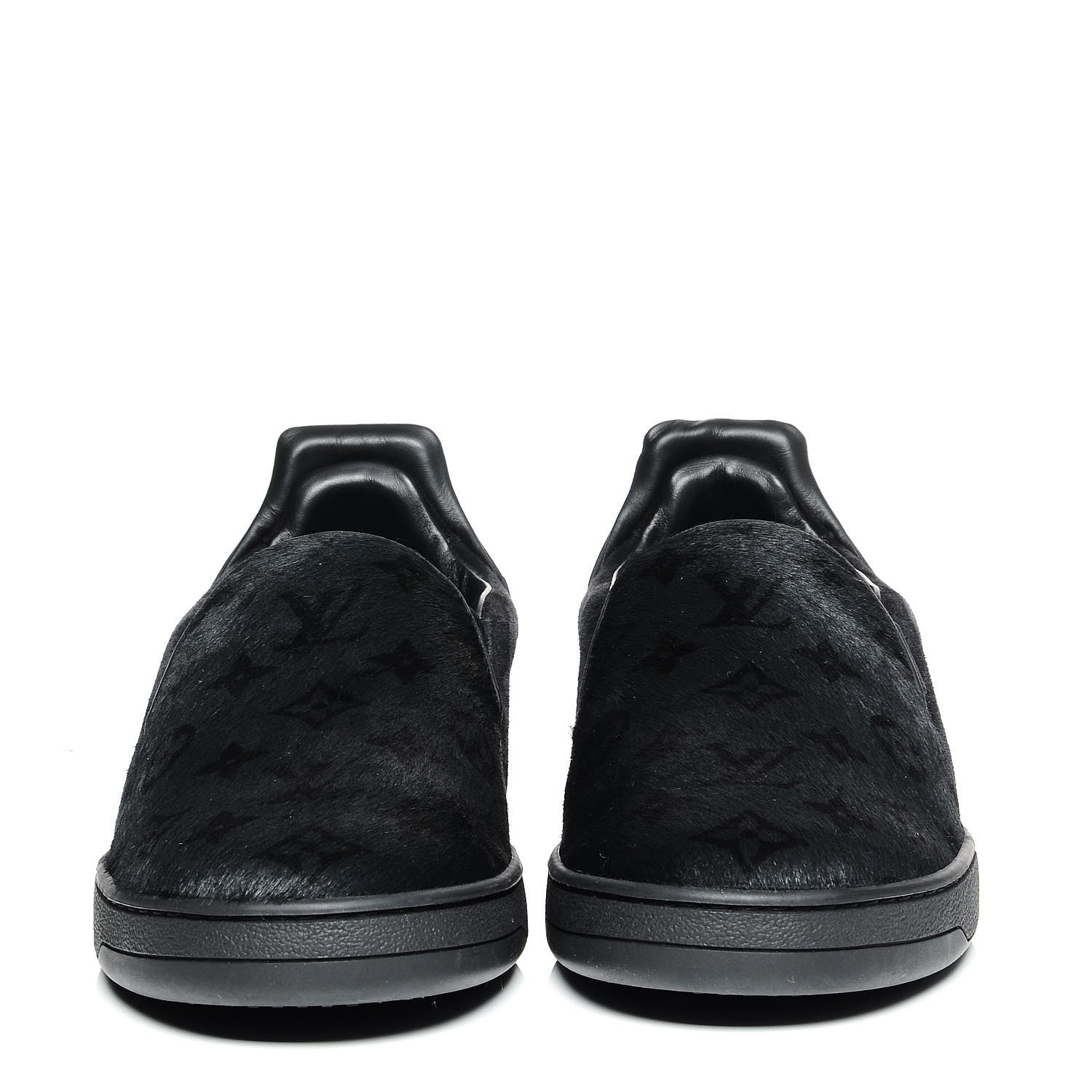 Louis Vuitton Pony Hair Frontrow Slip On Sneakers 6 Anthracite 2 of 10