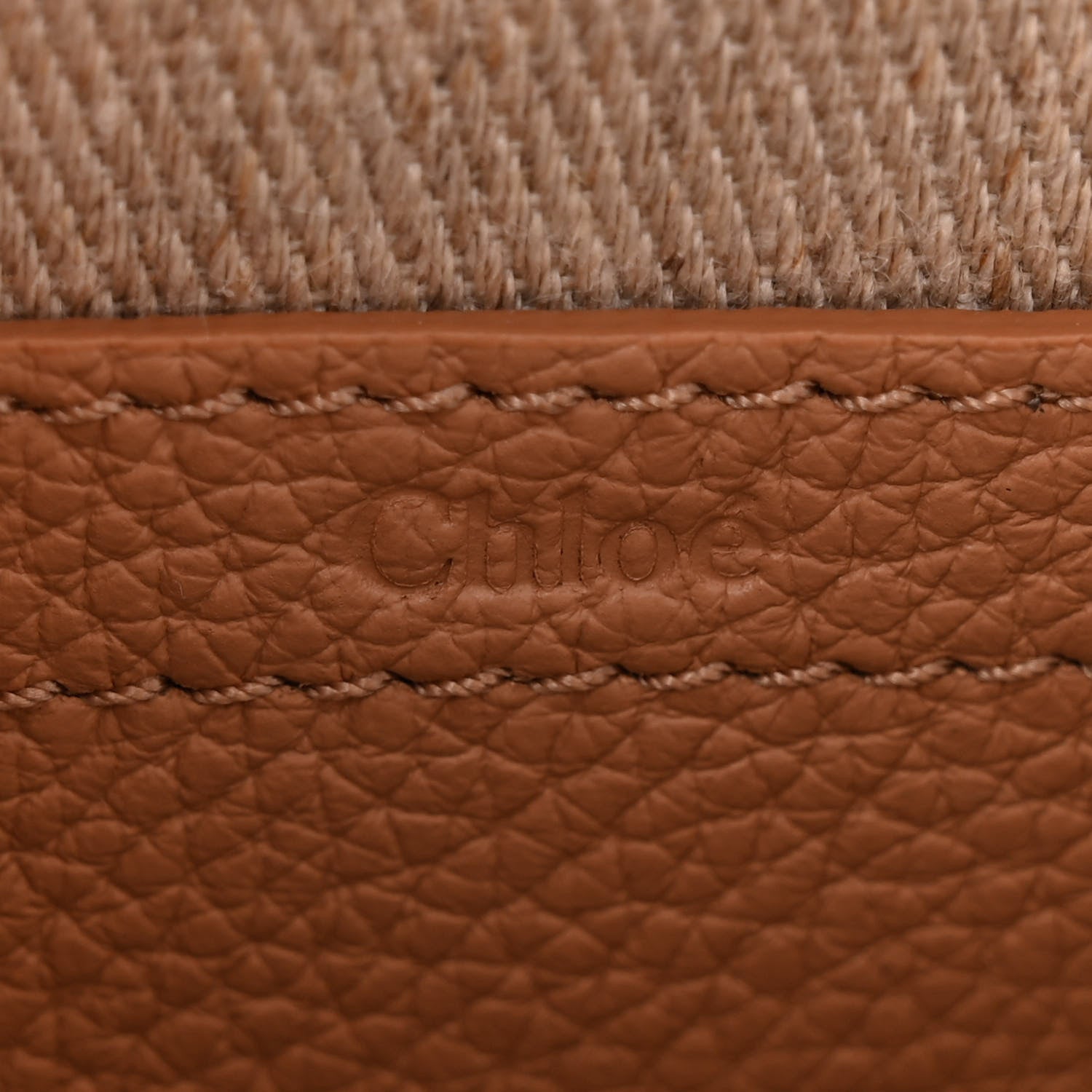 Chloe Grained Calfskin Small Marcie Saddle Bag Wood Rose 6 of 10