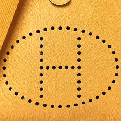 Hermes Courchevel Evelyne GM Jaune 8 of 10