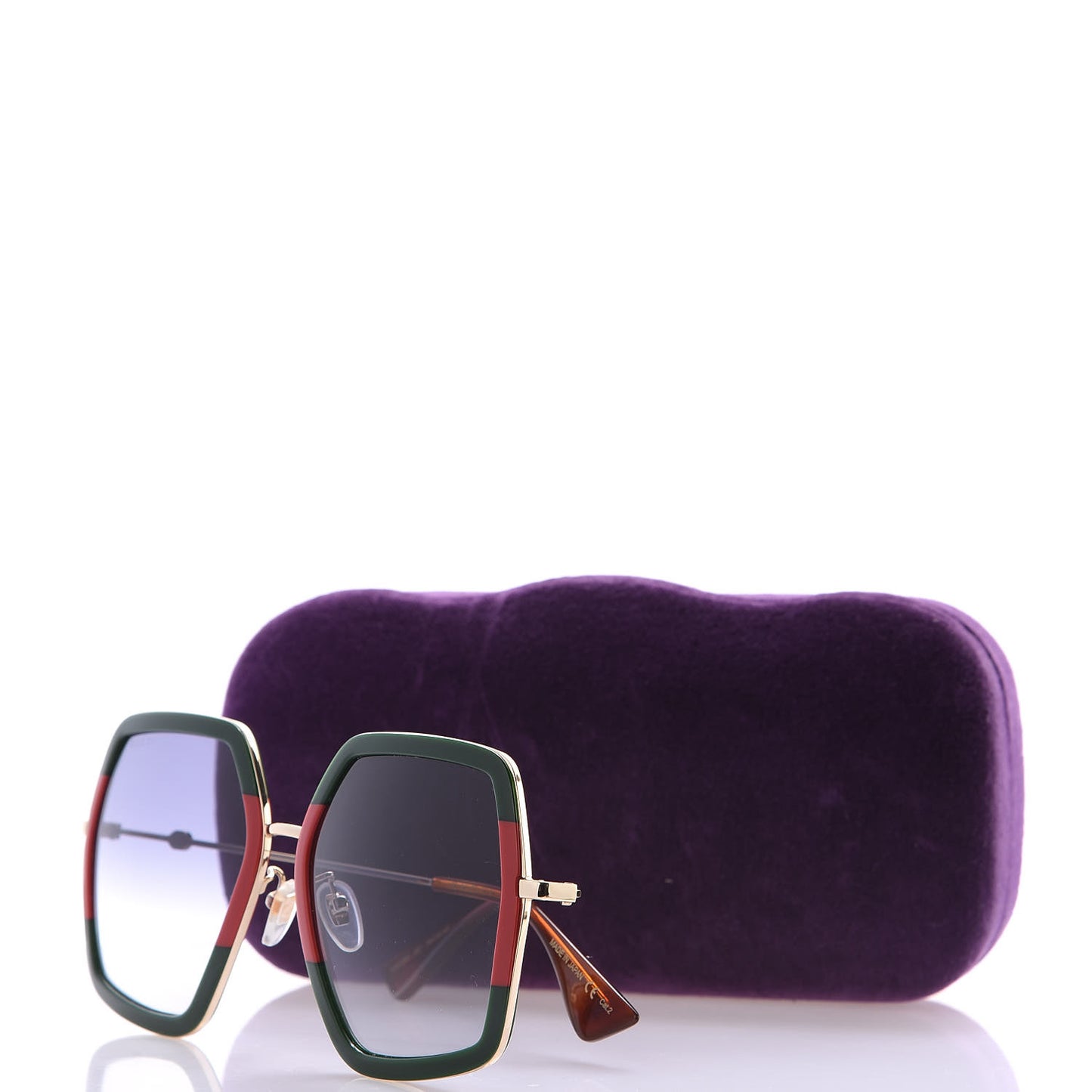 Square Frame Web GG0106S Sunglasses Tortoise