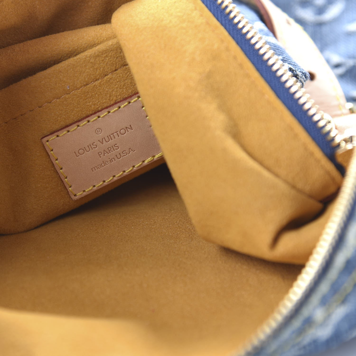 Louis Vuitton Denim Baggy GM Blue 8 of 9