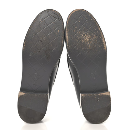 Chanel Lambskin Quilted CC Turnlock Loafers 40.5 Grey 6 of 9