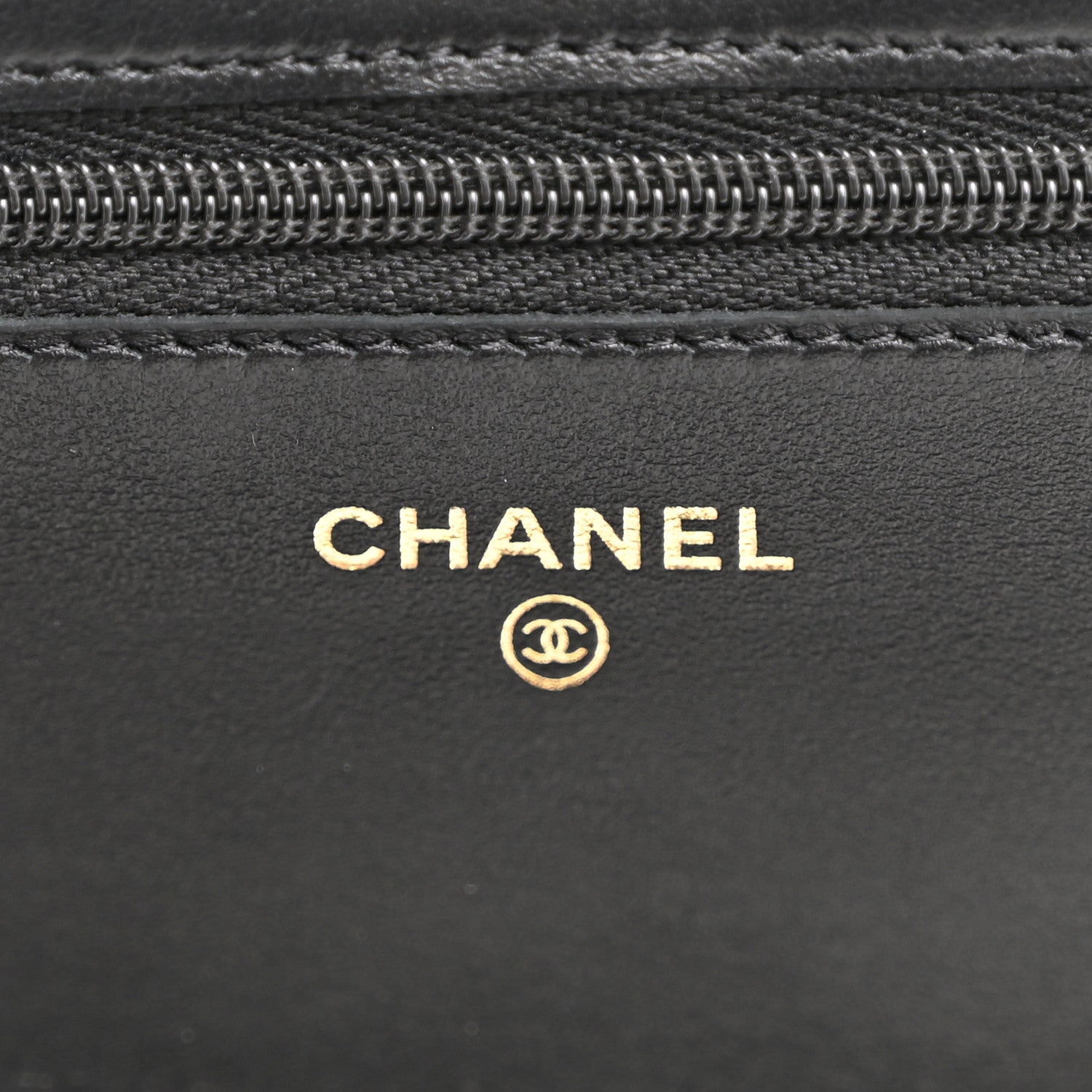 Chanel Caviar Quilted Coco Stamps Wallet On Chain WOC Black 6 of 10