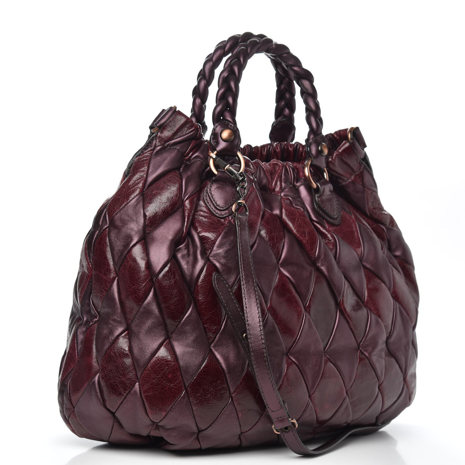 Miu Miu Vitello Patchwork Harlequin Bag Ribes 3 of 11