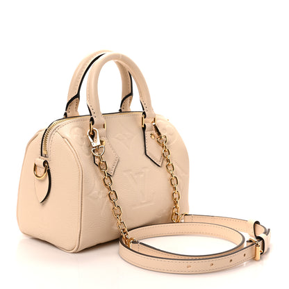 Louis Vuitton Empreinte Monogram Giant Speedy Bandouliere 20 Creme 3 of 8