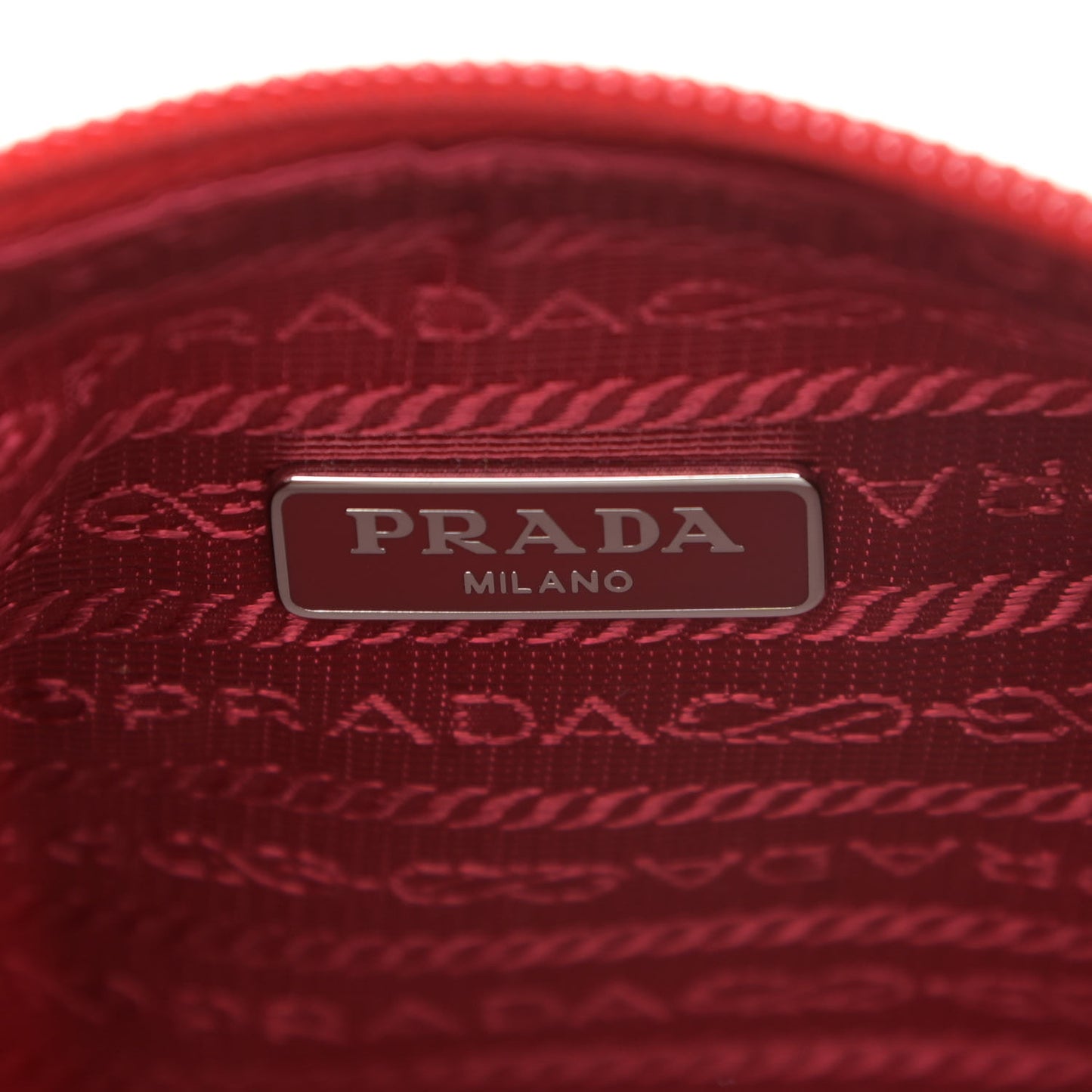Tessuto Nylon Mini Re-Edition 2000 Bag Rosso