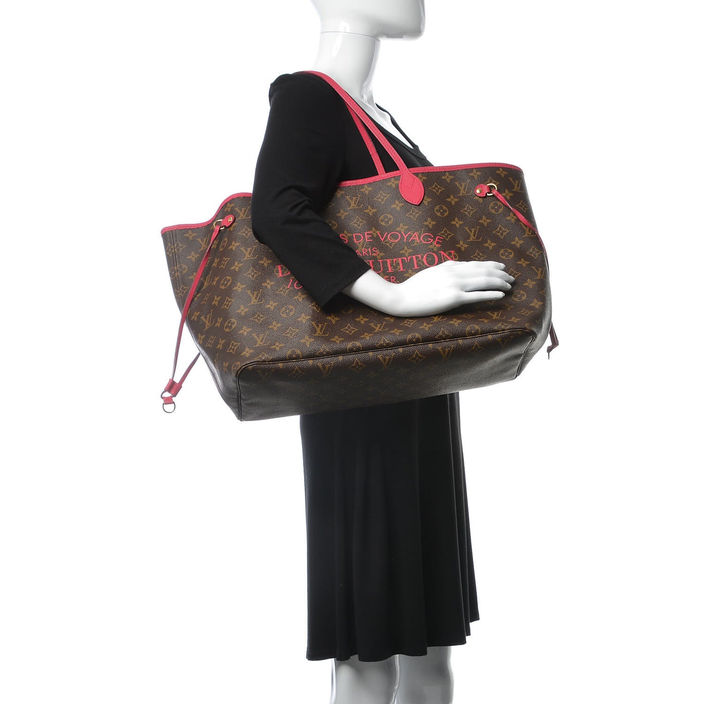 Monogram Articles de Voyage Ikat Neverfull GM Rose Indien