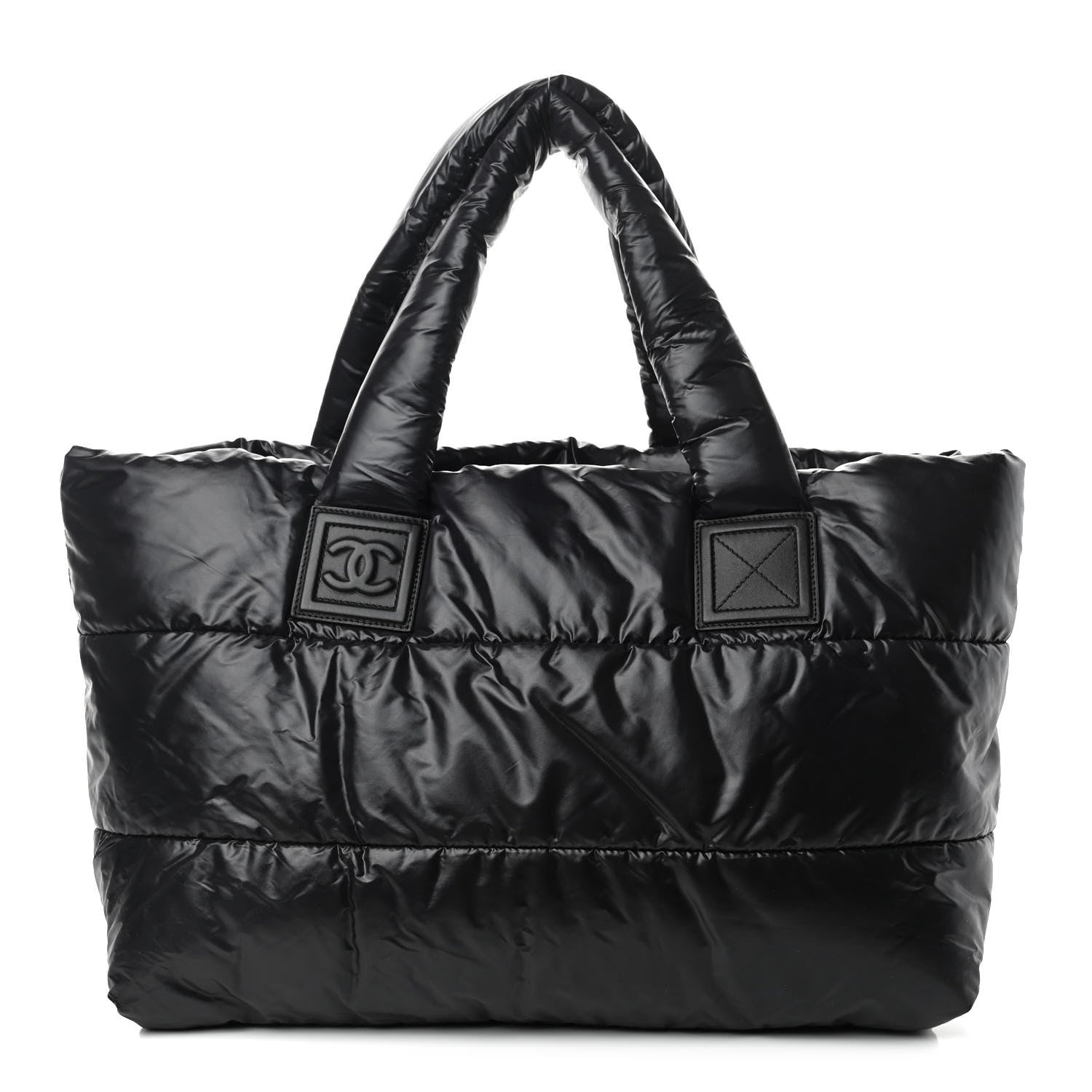 Chanel Nylon Quilted Coco Cocoon Reversible Tote Black 1 of 10
