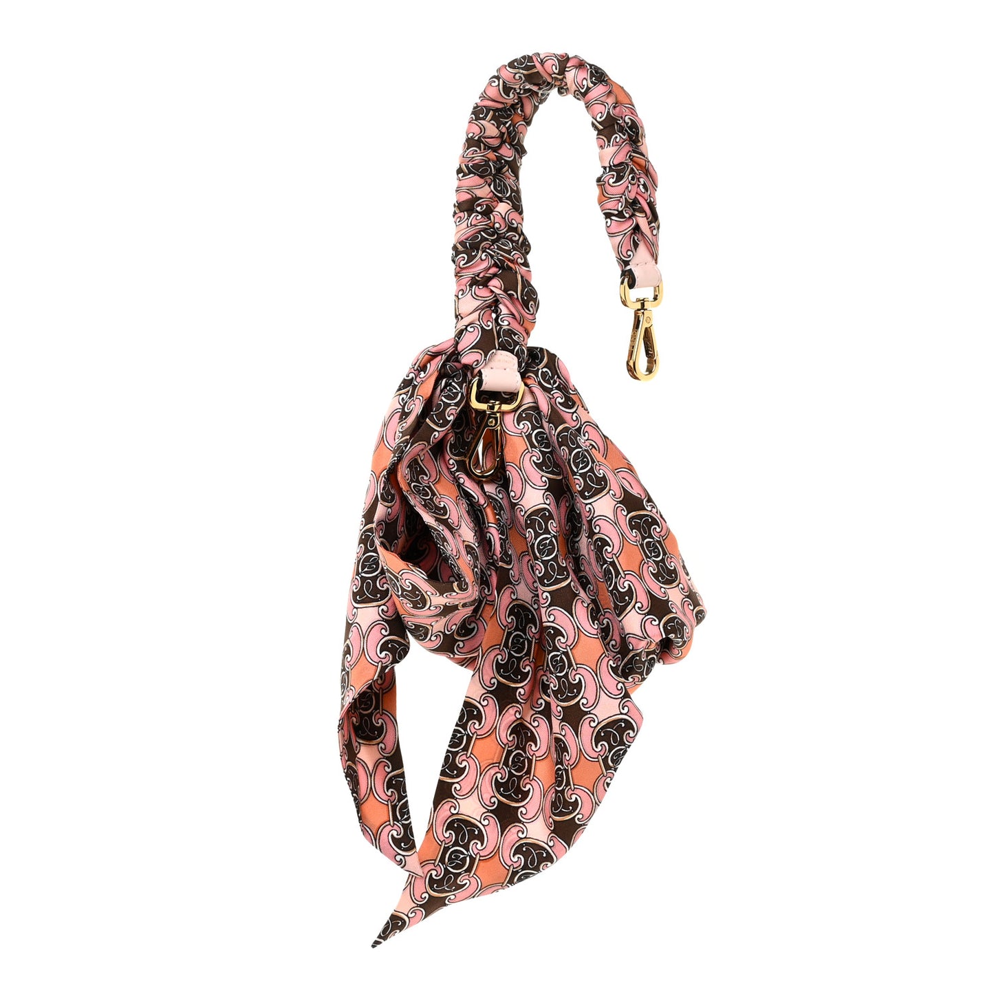 X JOSHUA VIDES Silk Calfskin Strap You Pink Multicolor